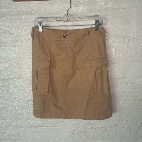 SHEIN Tan Pencil Skirt with Pockets - Picture 2 of 6
